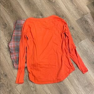 Xhilaration Plaid Pants - Red and Gray